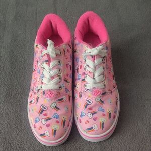 Heelys Pink Kids Sneakers with Fun Patterns
